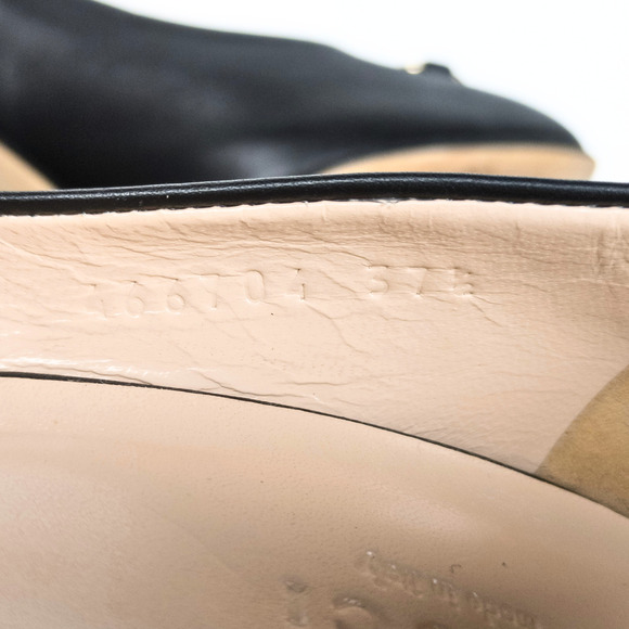 GUCCI Black Miro Soft Horsebit Pumps Block Heel Square Toe Womens EU 37.5 US 7.5 - Picture 10 of 12